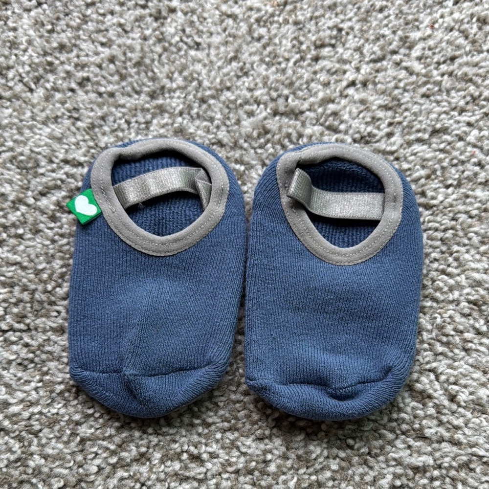 Navy Blue Baby Socks